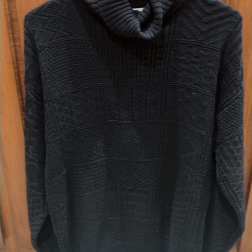 Black Turtleneck Sweater